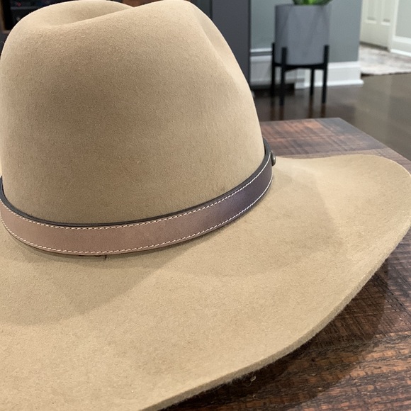 NEW STETSON MEN'S 4X BROKEN BOW BUFFALO FELT COWBOY HAT - Picture 7 of 8